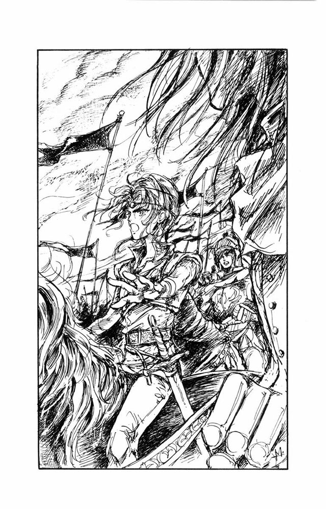 《德尔菲尼亚战记》10 忧伤的妃将军 第十章插图(1)