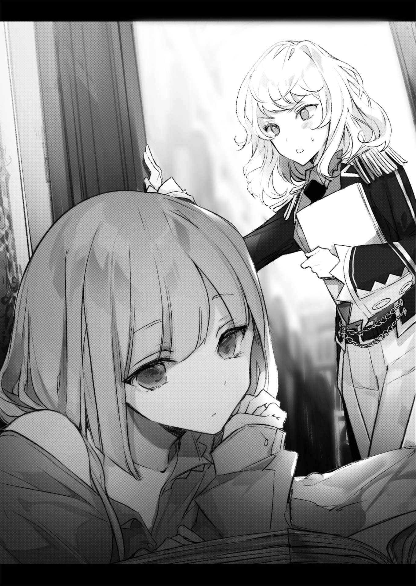 被死神抚养的少女怀抱漆黑之剑小说插图（32）