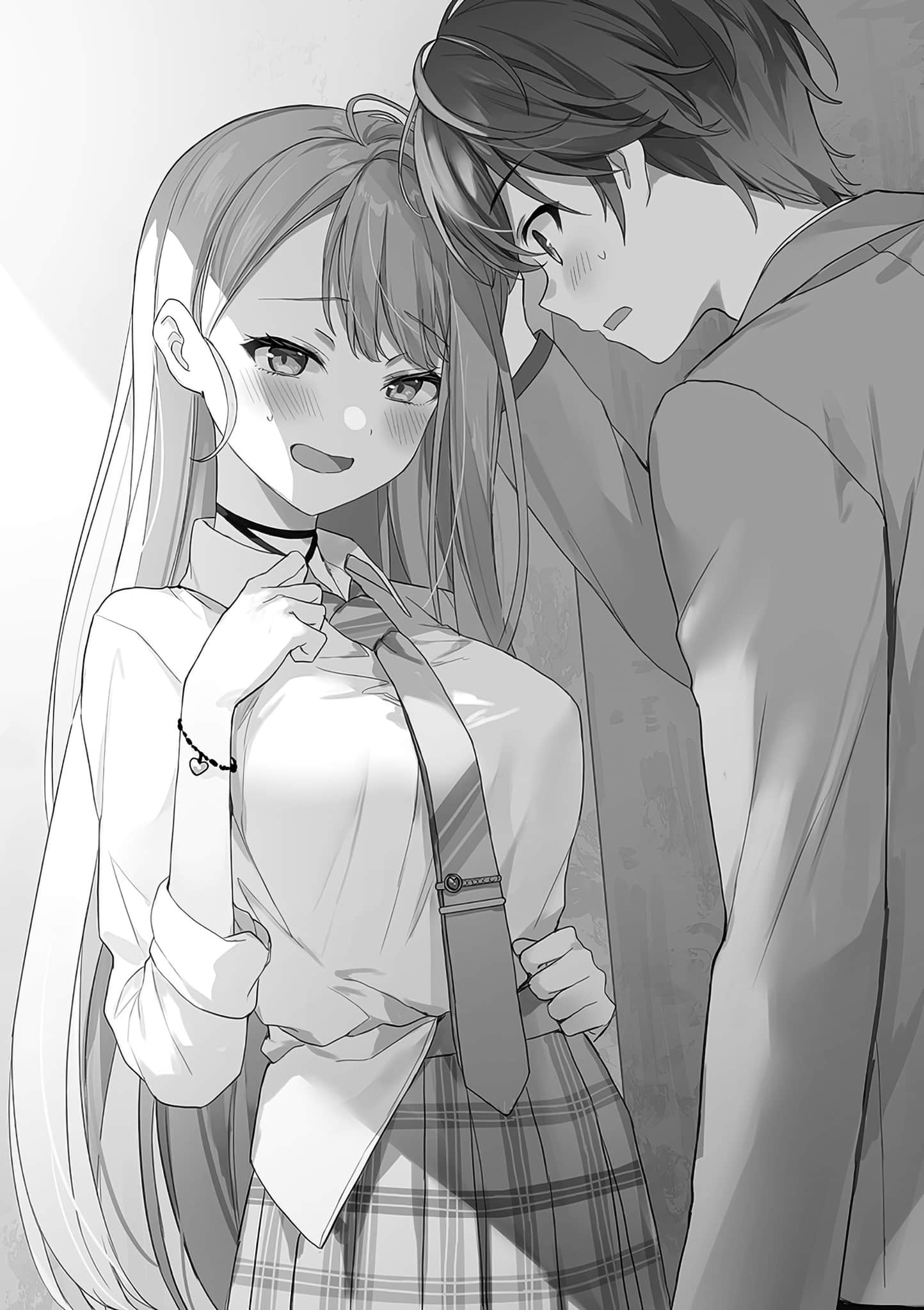《我受欢迎只是误会一场 ～被推的美少女们团团包围～》1 第三章 回过神时，已经被夹在中间了插图（1）