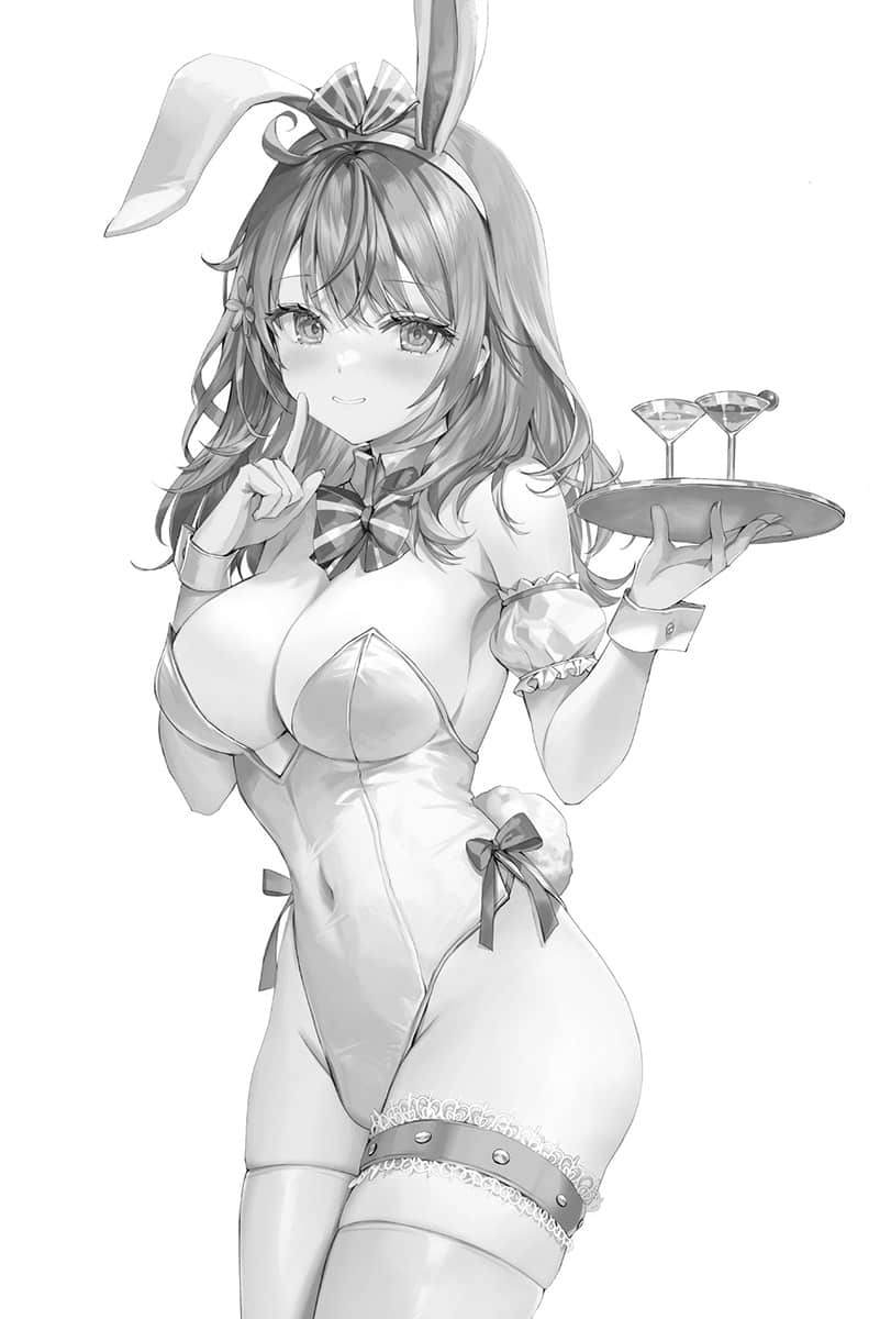 《不時輕聲地以俄語遮羞的鄰座艾莉同學》短篇集 祕聞 ◆第7集特典短篇小說 驚爆兔N郎危機!插圖(1)