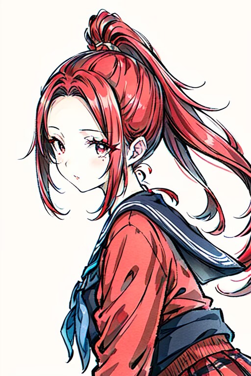《橘色屋檐下的妹妹》下卷 西村 人设样图3插图（6）
