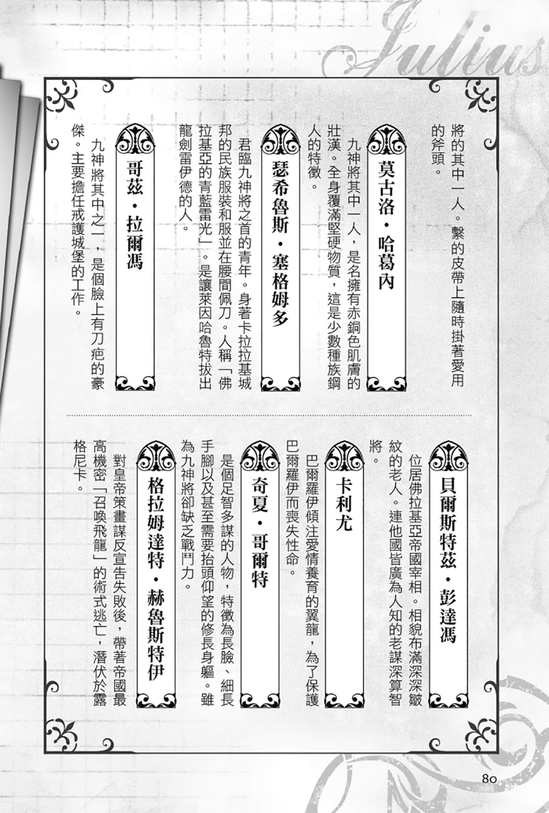 《Re:從零開始的異世界生活》Re:zeropedia 公式書 第１部 人物介紹 ④插圖（2）