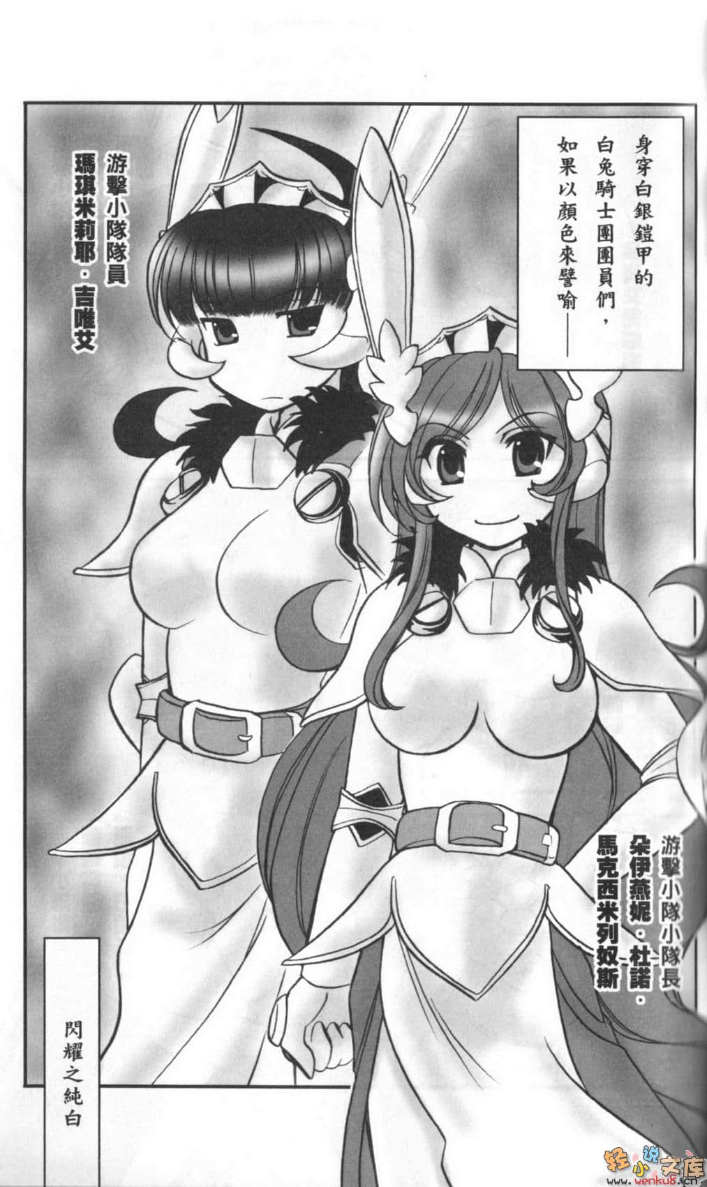 《钢铁白兔骑士团》短篇集 钢铁暗黑兔骑士 9 钢铁白兔骑士团petit剧场（漫画）插图（3）