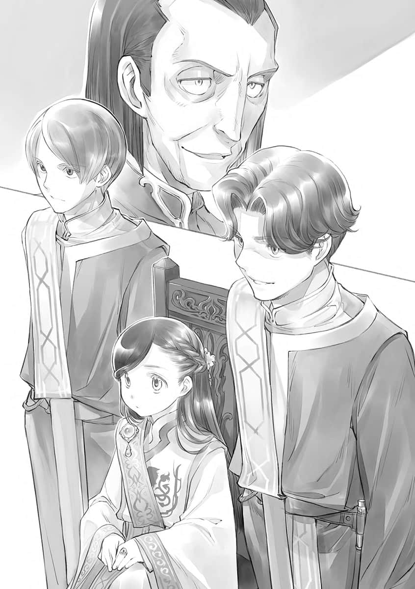 《小书痴的下克上 ～为了成为图书管理员不择手段～》5 女神的化身Ⅴ 领主会议的奉献仪式插图（1）