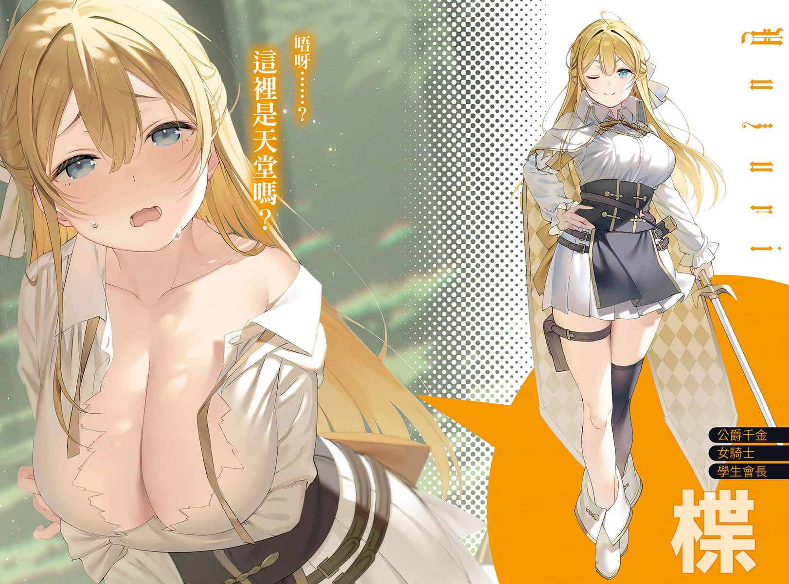 《妹妹進入女騎士學園就讀，不知爲何成爲救國英雄的人竟是我。》1 插圖（4）