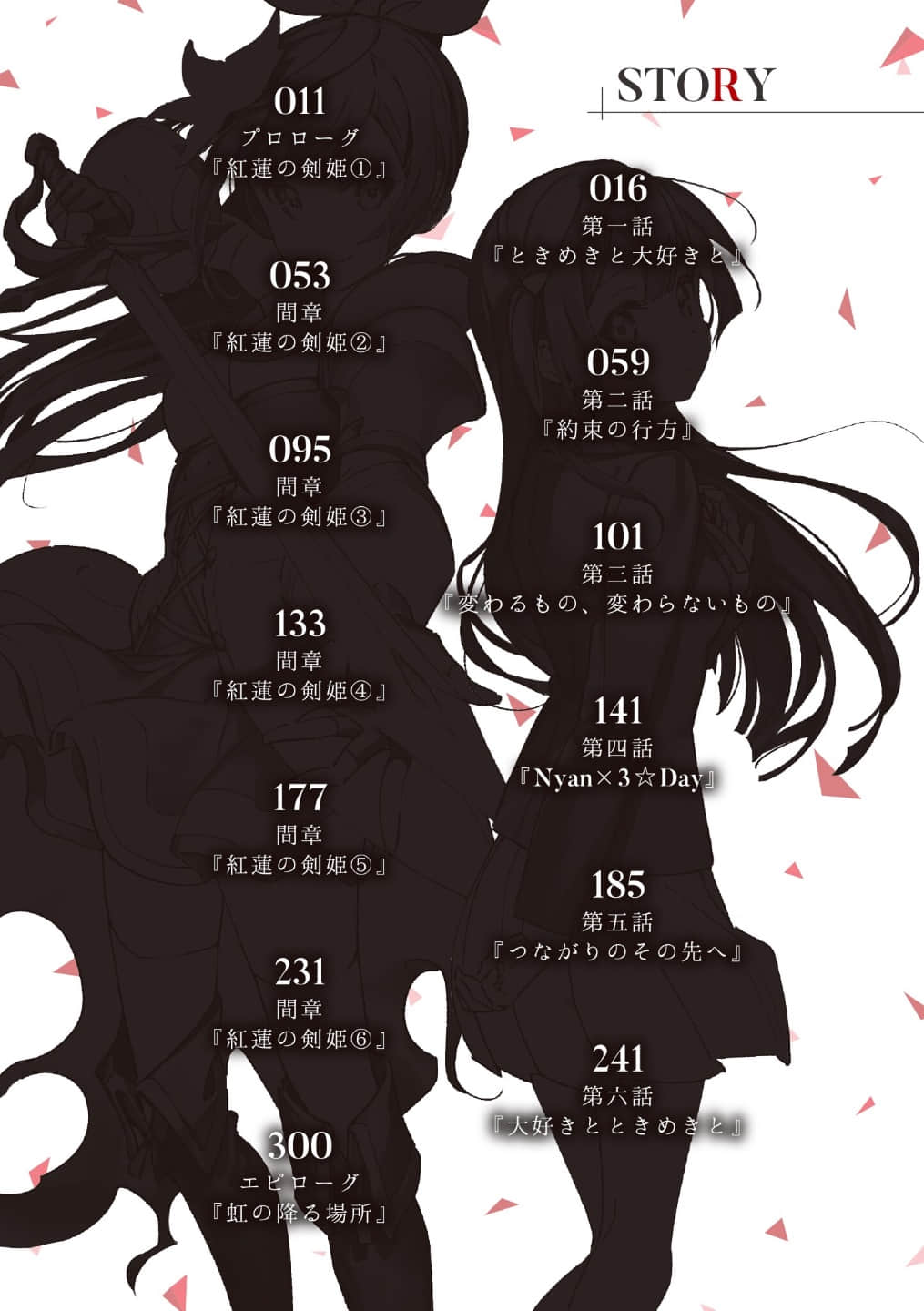 Lovelive! 虹咲學園偶像同好會 紅蓮的劍姬小說插圖（3）
