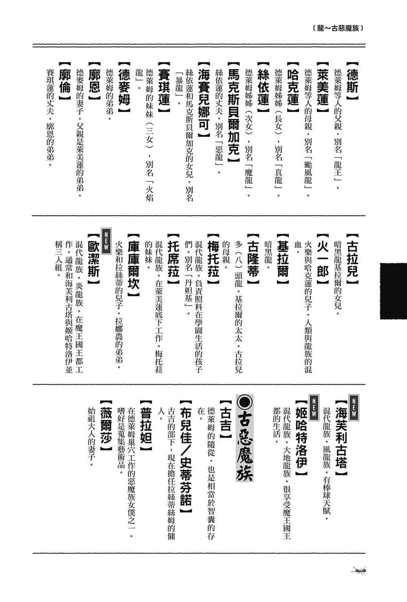《異世界悠閒農家》15 登場人物辭典插圖（5）