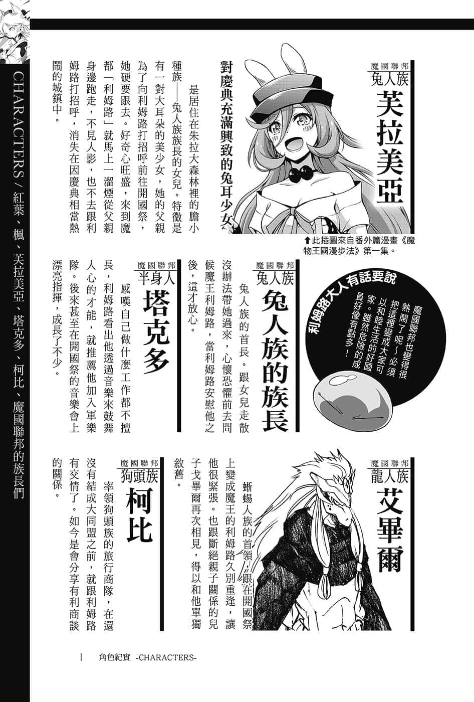 《关于我转生变成史莱姆这档事》13.5 角S纪实-CHARACTERS-１插图（49）