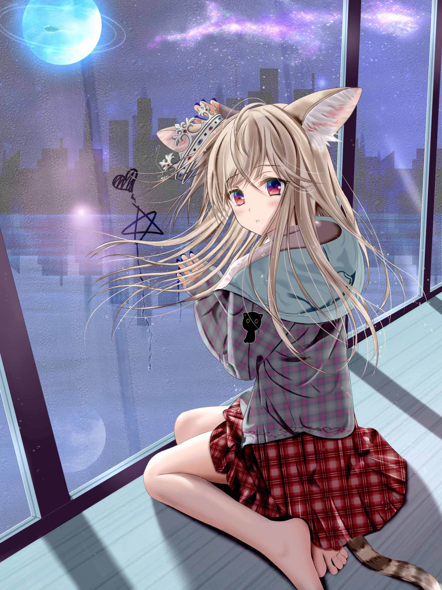 《万无引力的7F区~被删除的世界与无尽的莫比乌斯环》5.5 新生的她 【插图】沙欣插图（1）