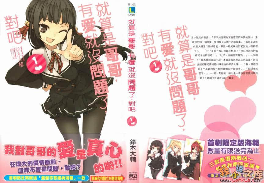 《就算是哥哥有爱就没问题了对吧》1 插图（1）