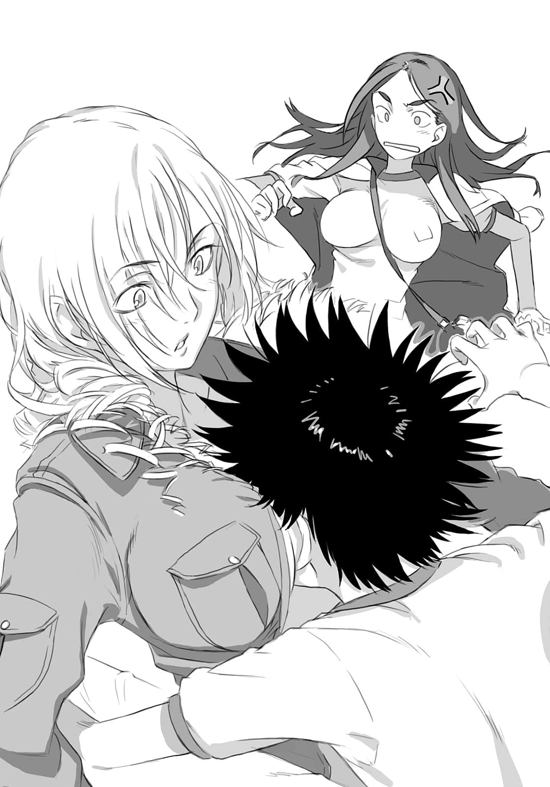 《魔法禁书目录》9 第二章 魔法师与超能力者的竞技场 "Stab_Sword."插图（2）