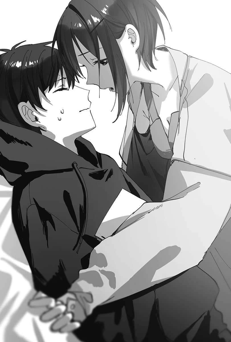 其实是继妹。～总觉得刚来的继弟很黏我～小说插图（34）