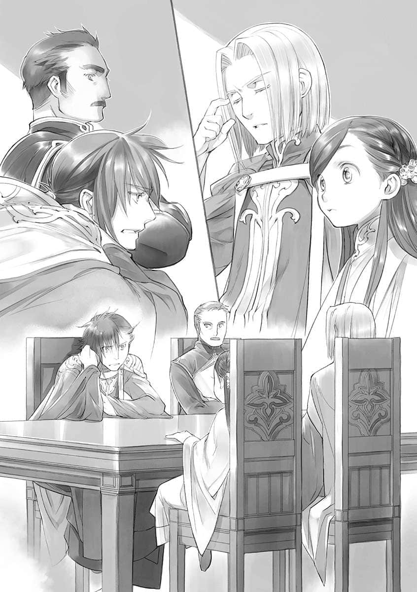 《小书痴的下克上 ～为了成为图书管理员不择手段～》4 贵族院的自称图书委员Ⅳ 私下的报告会插图（1）