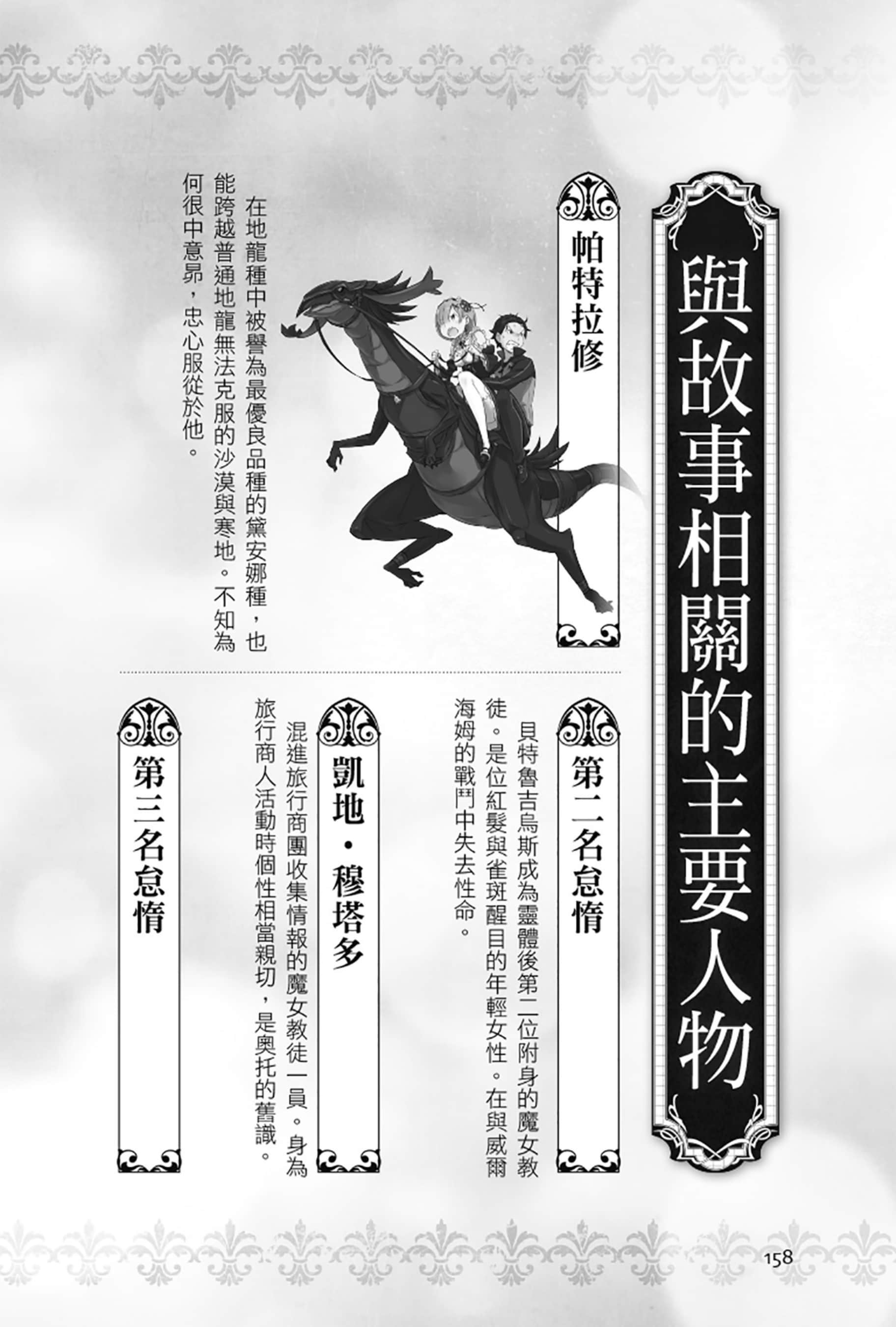 《Re:从零开始的异世界生活》Re:zeropedia 公式书 第２部 故事介紹 ④插图（4）