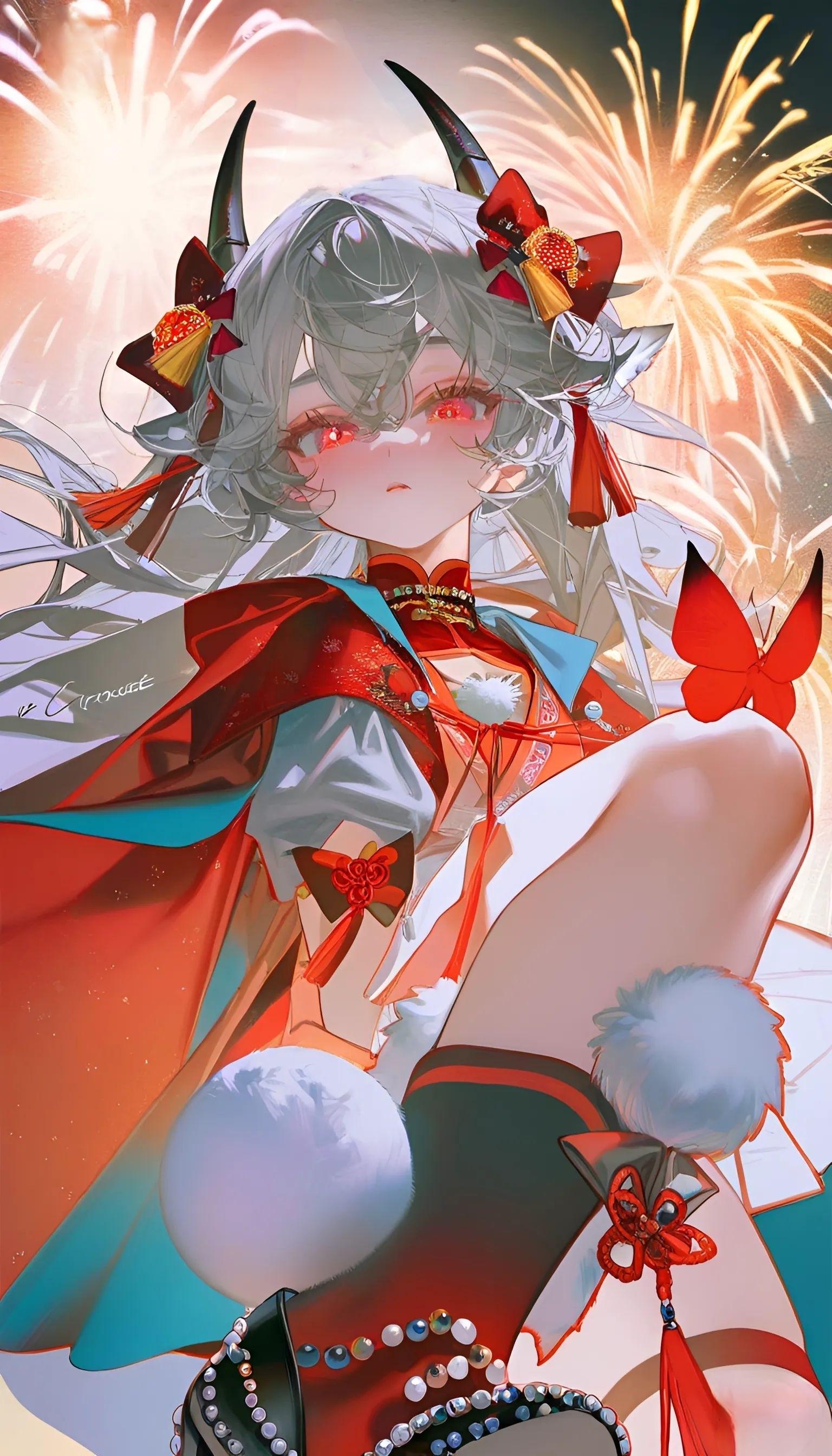 《善惡公，所追尋的》9 櫻花色的霸道 「聆聽戰甲的轟鳴！」V2.5版本前瞻插圖（2）