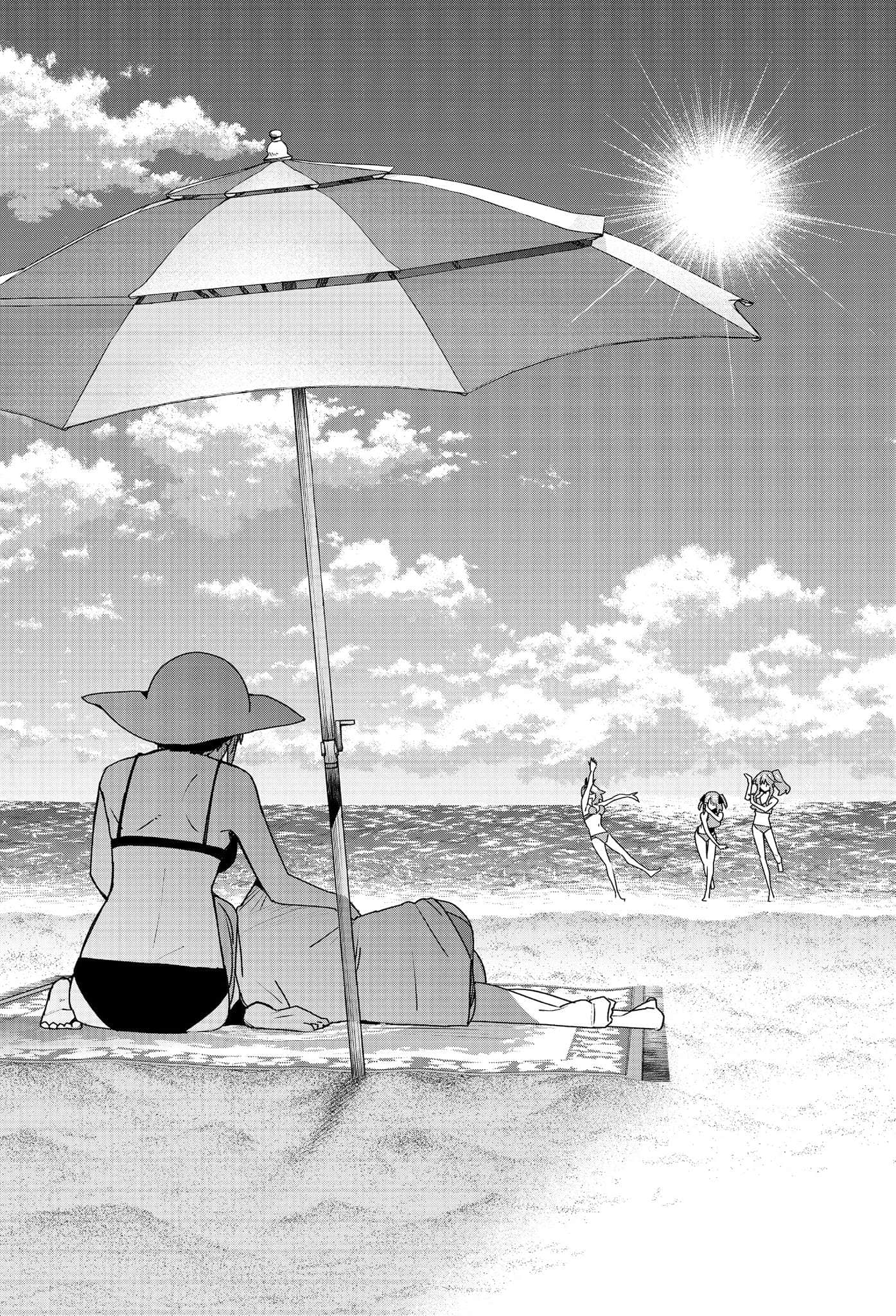 《五等分的新娘【春夏秋冬】》2 第8话 海洋蓝插图（1）