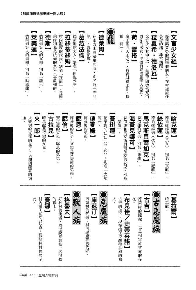 《異世界悠閒農家》6 登場人物辭典插圖（3）