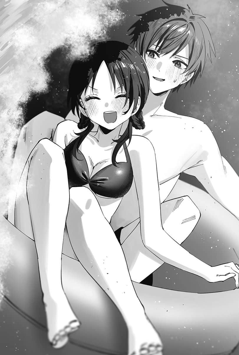 《其實是繼妹。~總覺得剛來的繼弟很黏我~》5 第4話「其實戲劇社要去游泳池了……(前篇)」插圖(1)
