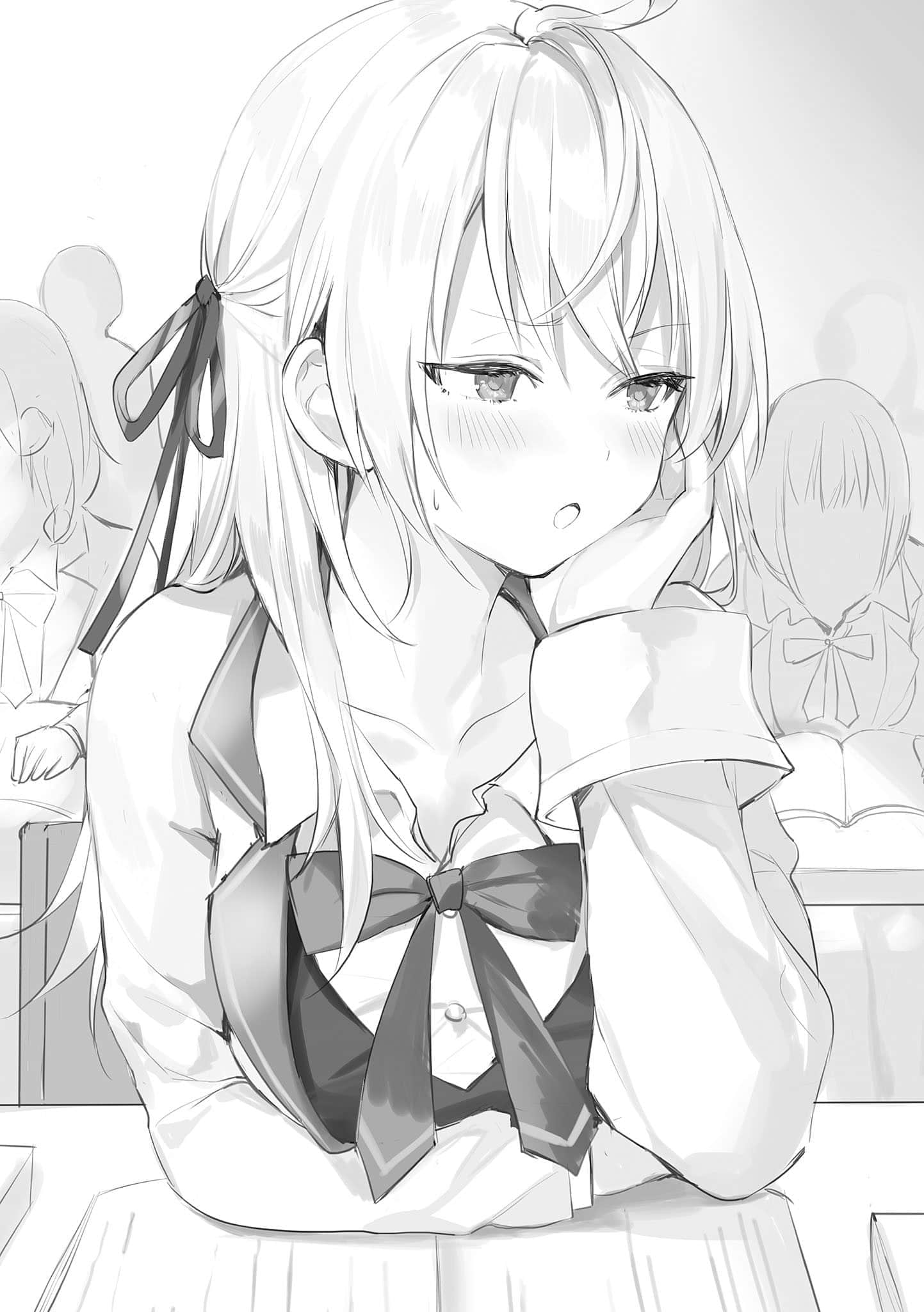 《不時輕聲地以俄語遮羞的鄰座艾莉同學》1 第4話 姐妹百合，我並不討厭插圖（2）