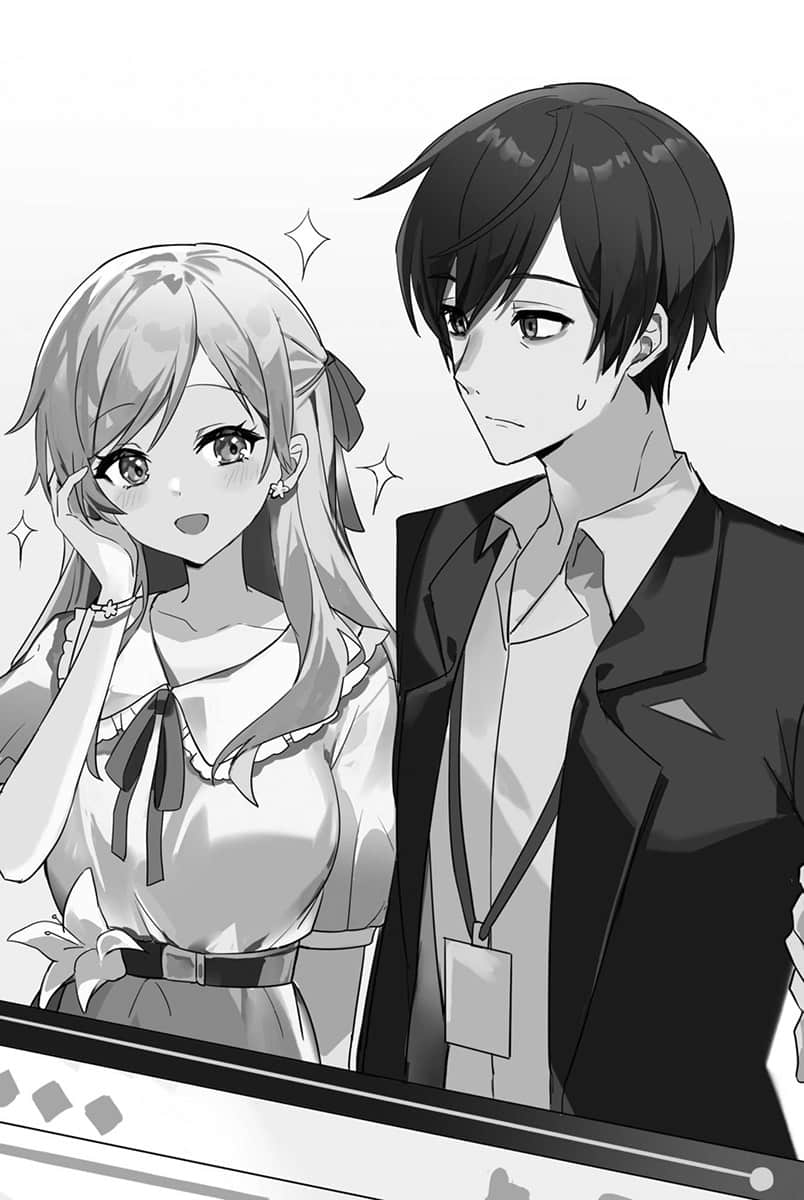 快30岁才转职成为VTuber的故事。小说插图（1）