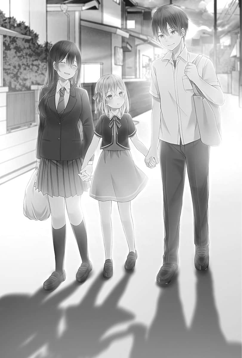 《救了想一跃而下的女高中生会发生什么事？》2 第四话 结城与结衣插图（1）