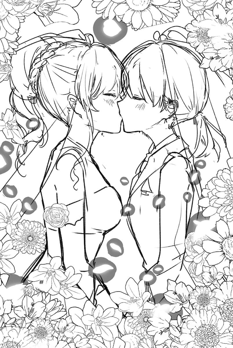 《我的推是坏人大小姐。》3 插画草稿集插图（8）