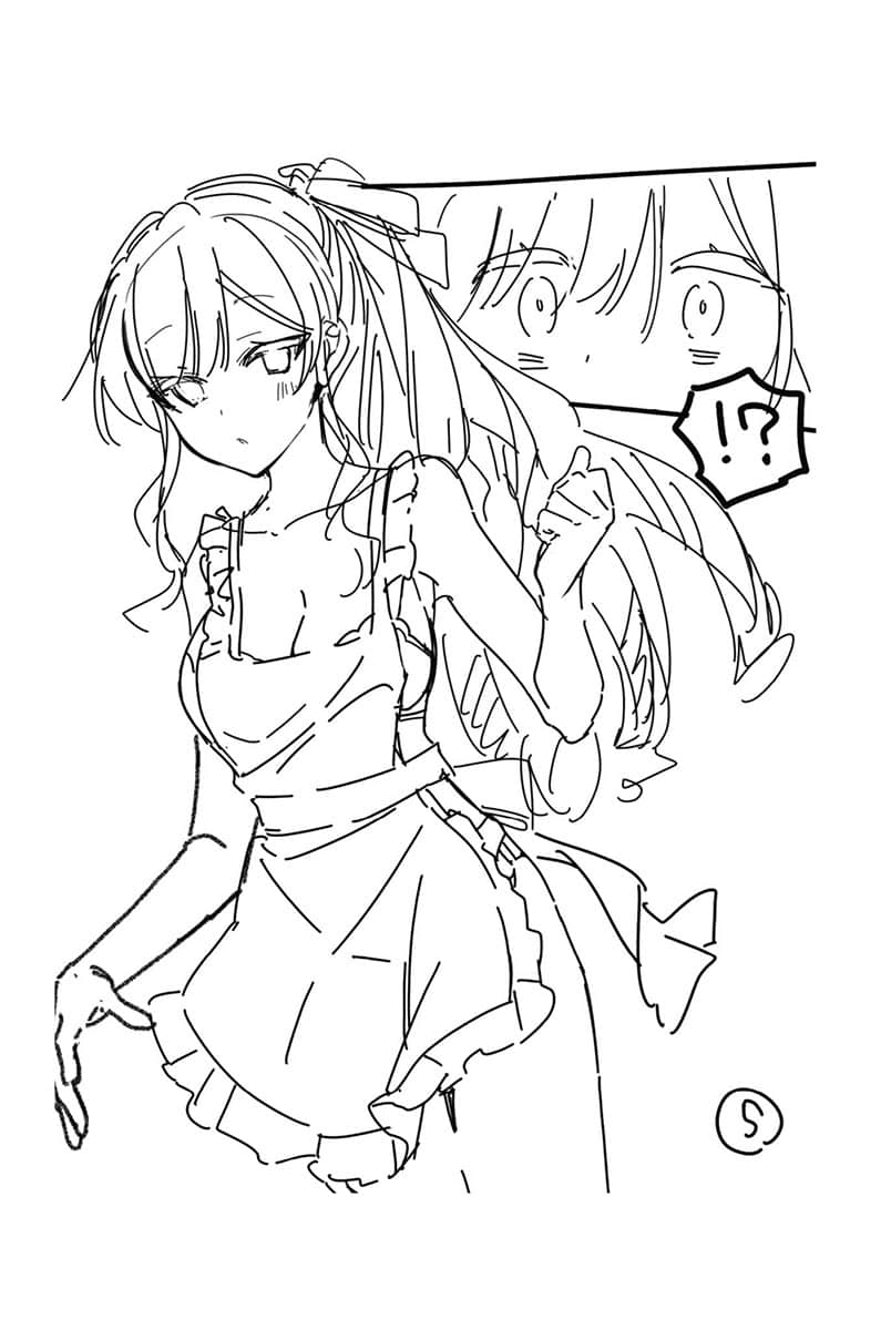 《区区平民竟敢这么嚣张！》3 插画草稿插图（7）