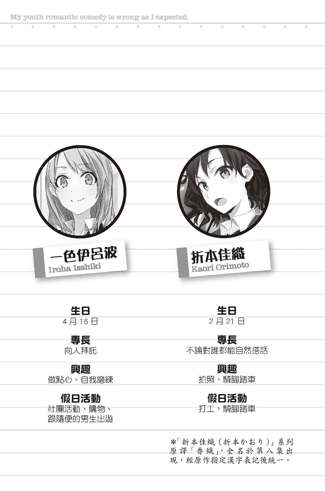 《果然我的青春戀愛喜劇搞錯了》9 ⓪ 儘管如此，那間社辦仍舊上演無止盡的日常插圖（1）