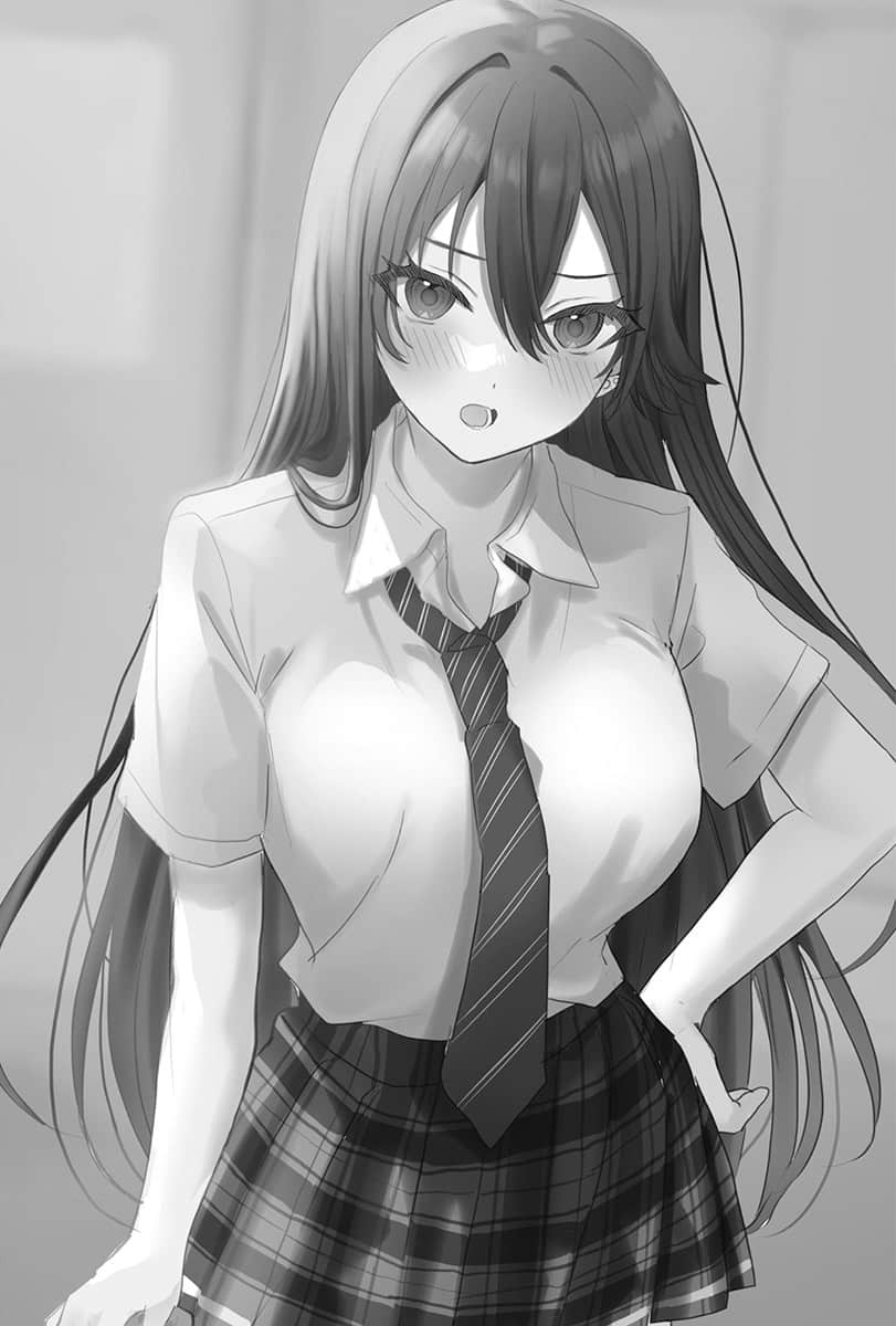 《鄰座的不良少女清水同學染黑了頭髮》4 插圖（8）