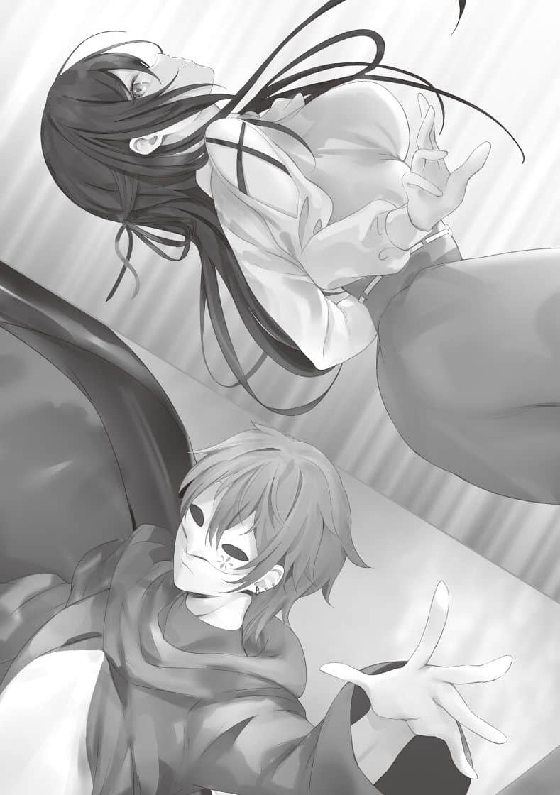 《在男性禁入的遊戲世界裏，我唯一該做的事情 我轉生成了夾在百合之間的男人》3 第２話插圖（1）