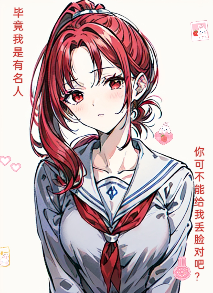 《橘色屋檐下的妹妹》上卷 西村 人設樣圖插圖（3）