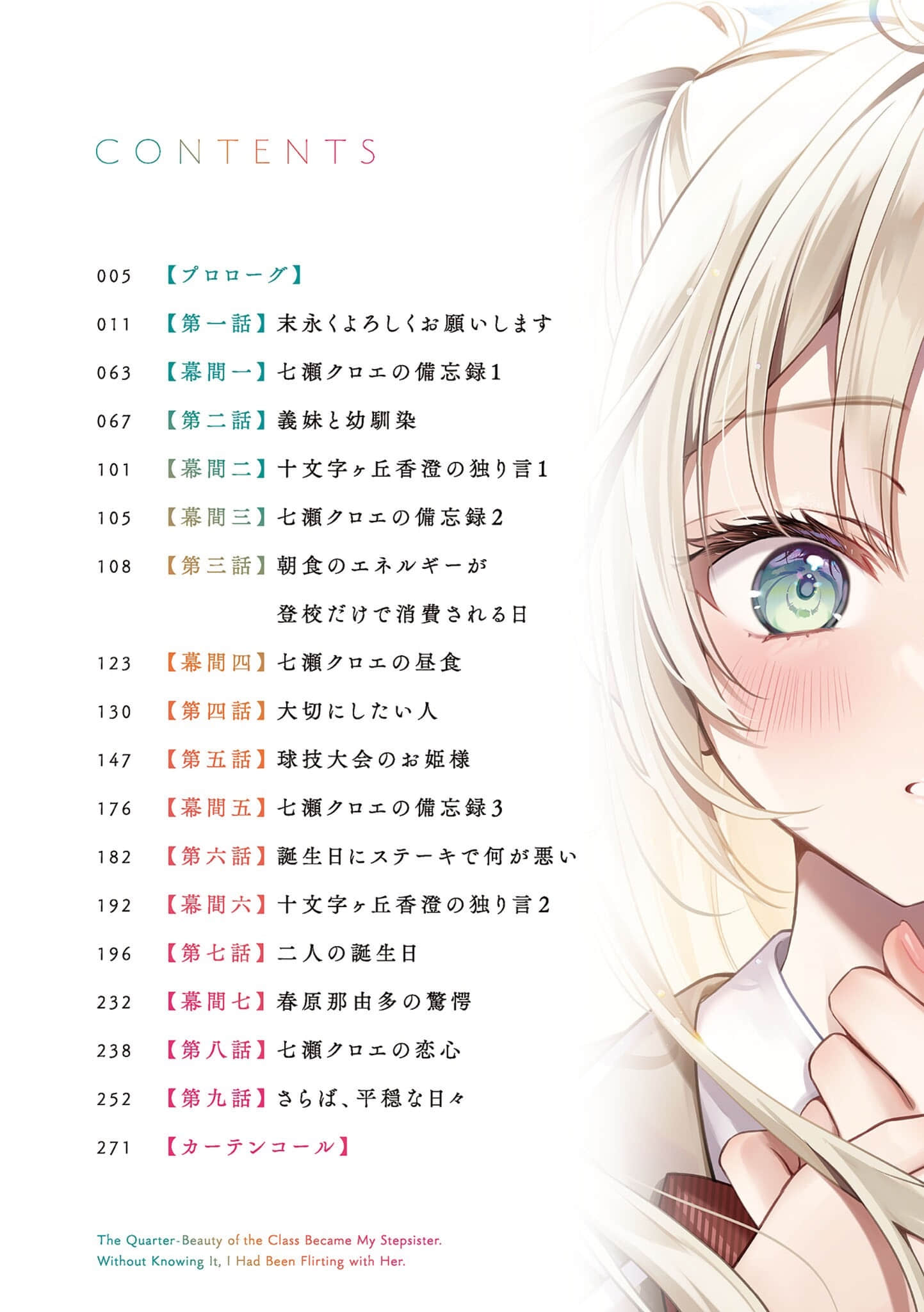 《同班的四分之一混血美少女成了我的義妹。我不知不覺間似乎已將她攻略。》1 插圖（6）