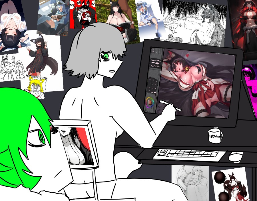 《【完結】登塔的狐神VTuber》EP.401~EP.450 EP.401 百合營業。插圖（3）