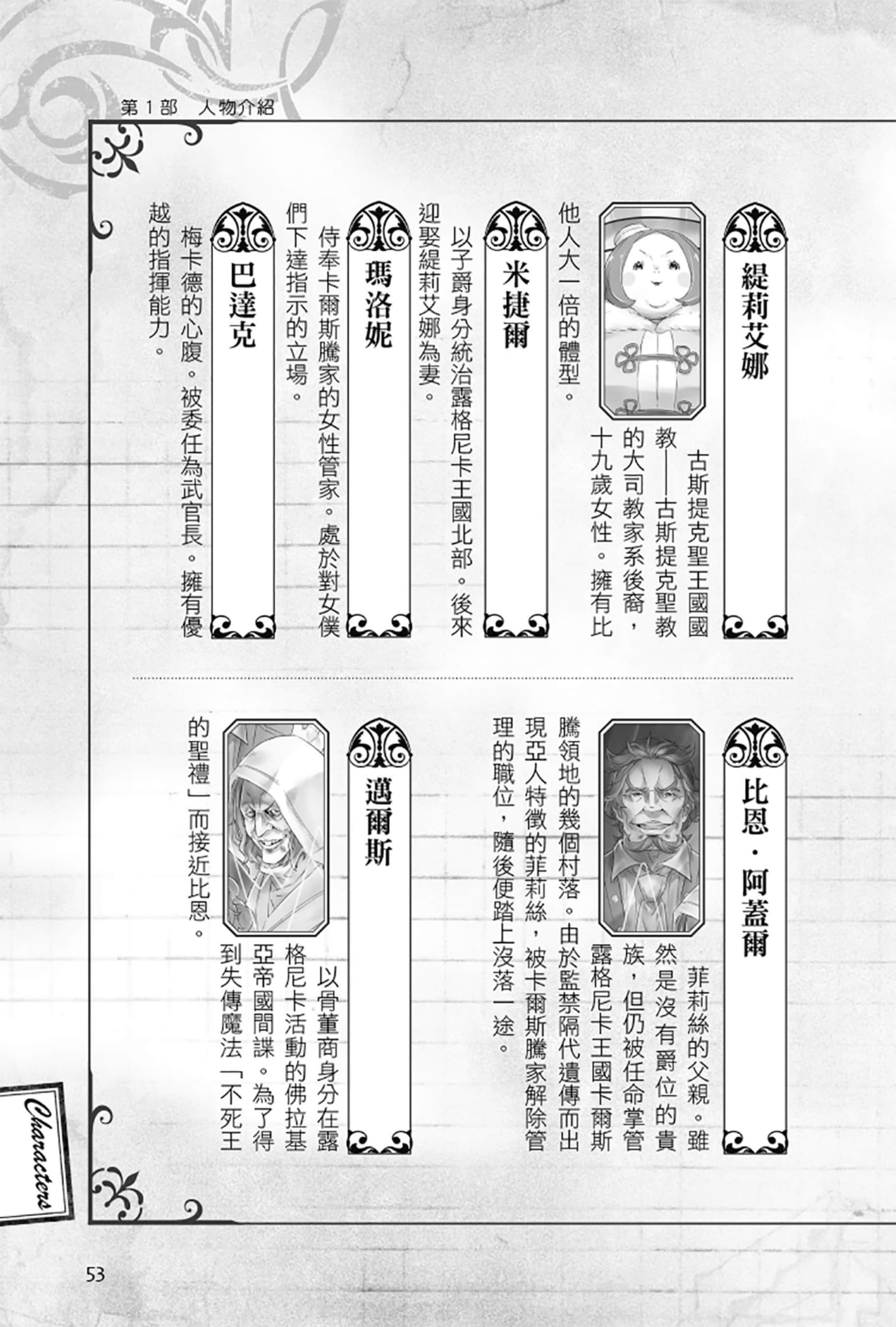 《Re:從零開始的異世界生活》Re:zeropedia 公式書 第１部 人物介紹 ②插圖（15）