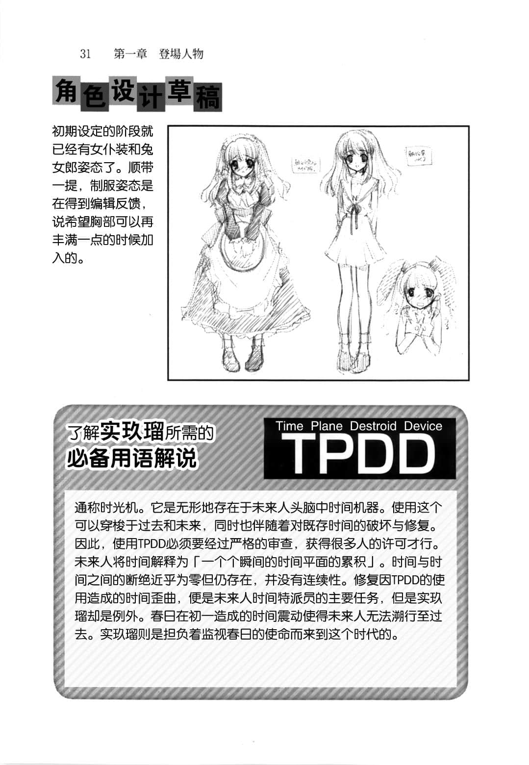 《凉宫春日系列》OFFICAL FANBOOK 凉宫春日的观测 第一章 登场人物插图（25）