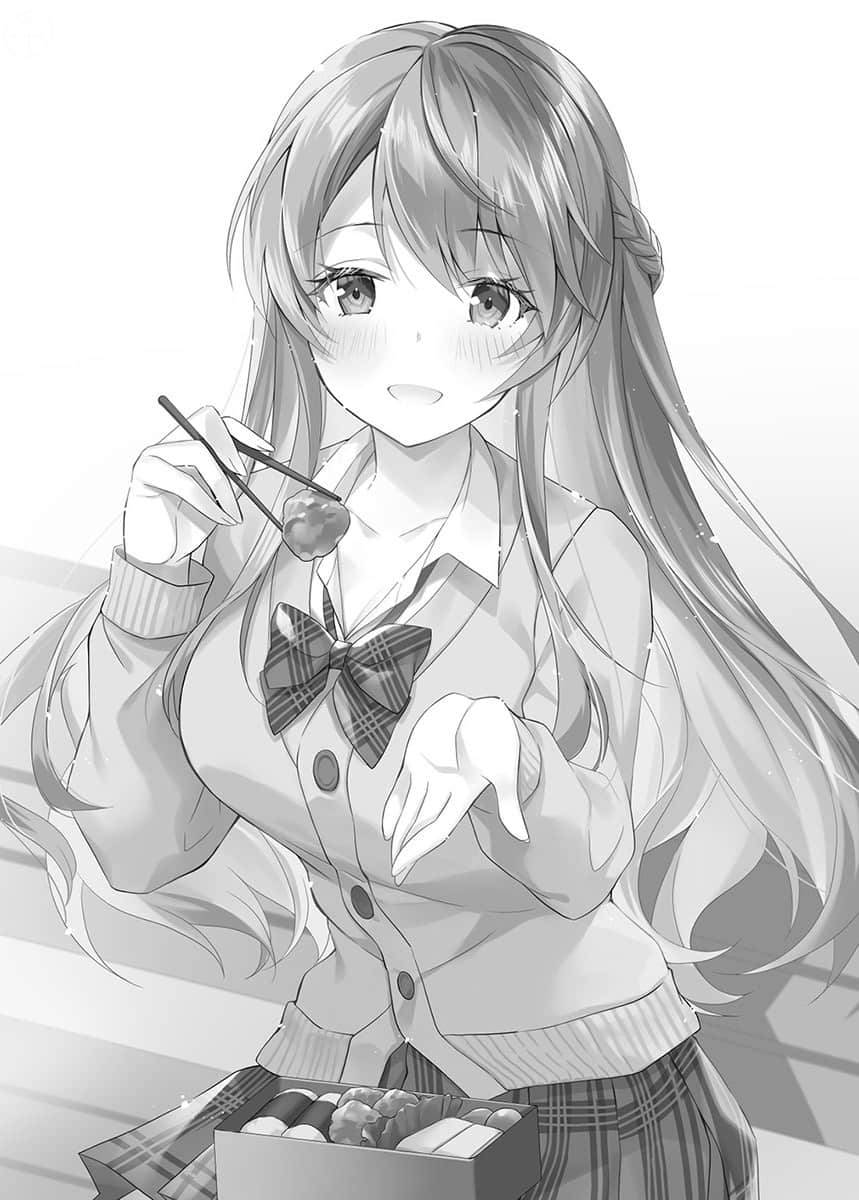 《辣妹因为惩罚游戏才向我这个边缘人告白，但显然是真心爱上我了》1 插图（9）