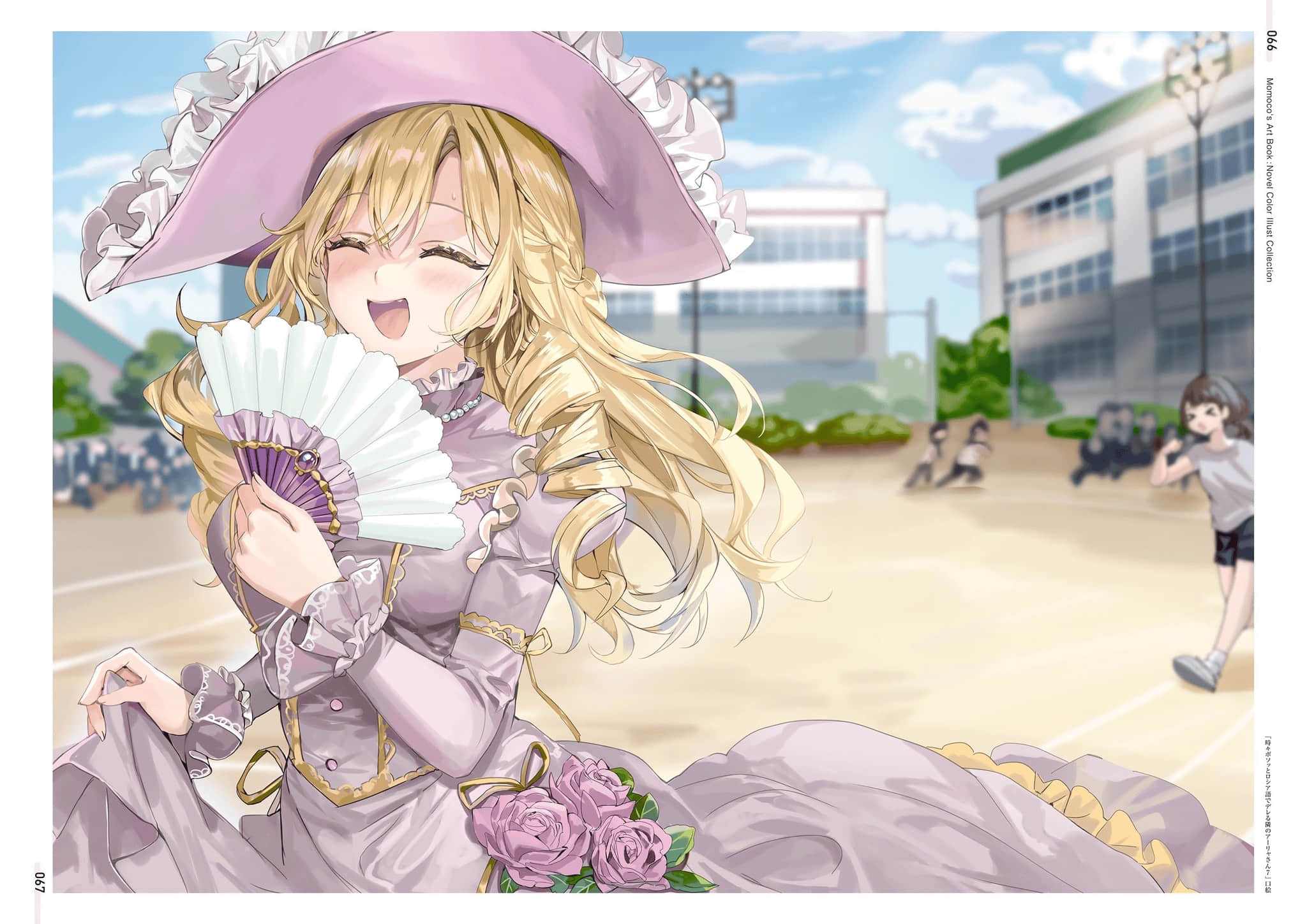 《不时轻声地以俄语遮羞的邻座艾莉同学》ももこ画集 原作小说彩S插画集锦插图（41）
