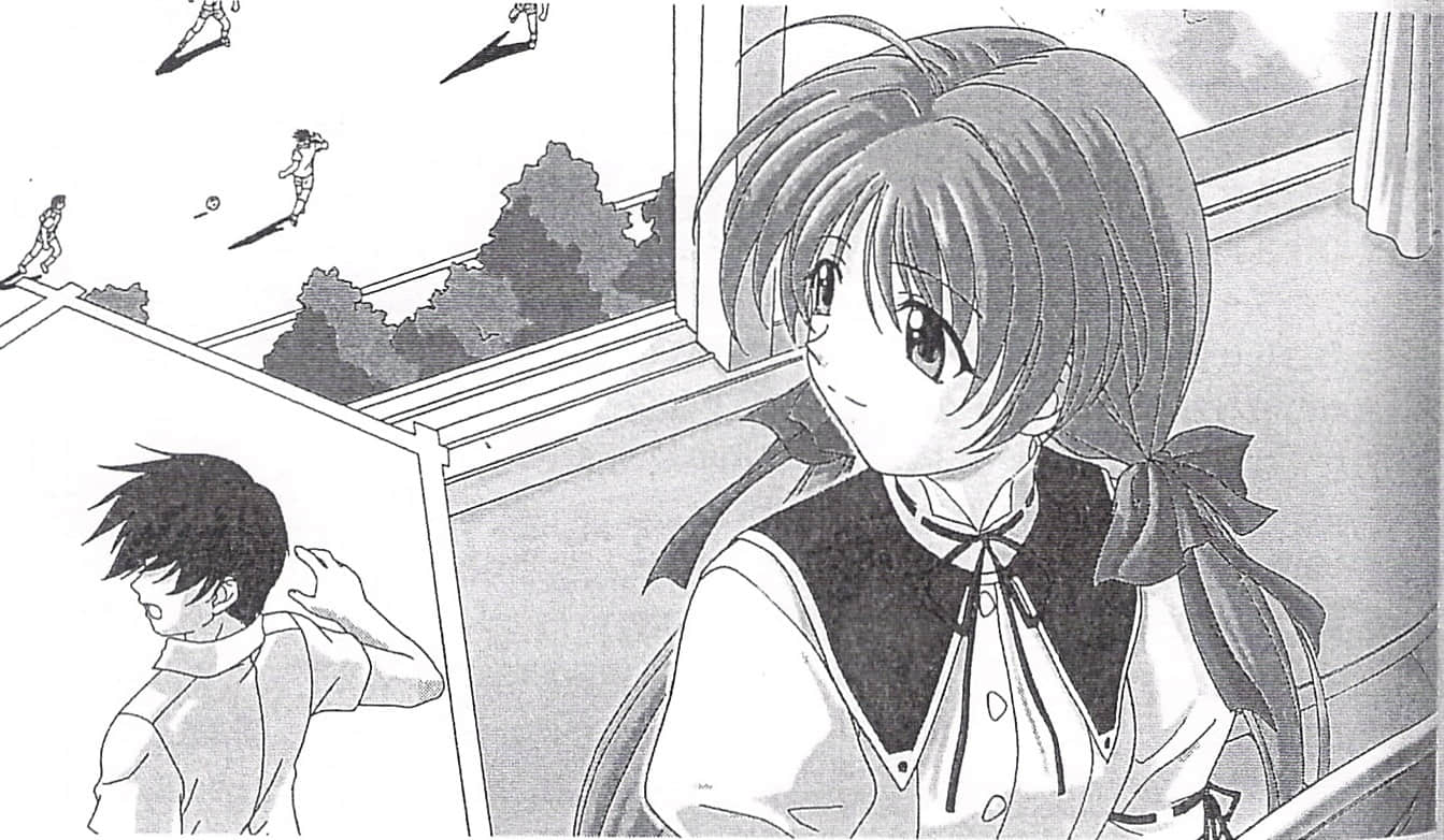 《Memories Off 2nd ~Dear Friend~》短篇 Prelude 白河萤 ～窗边的回忆～插图（1）