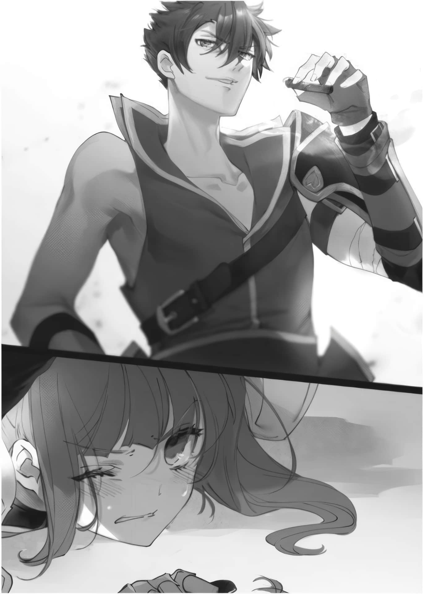 《被死神抚养的少女怀抱漆黑之剑》7〈上〉 第三章 宣战布告插图(1)