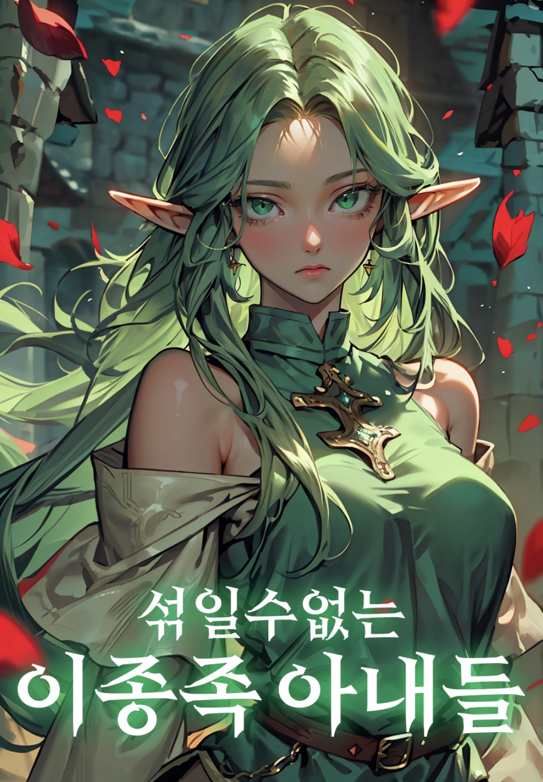 《不相容的異種族妻子們》插圖 封面插圖（3）