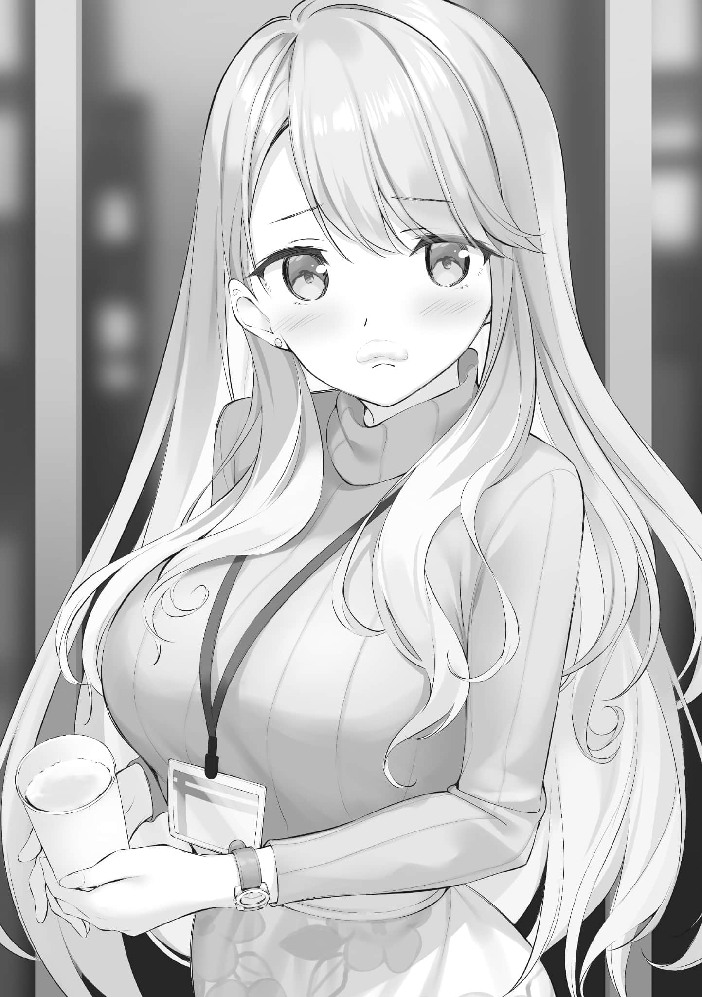 《笨拙但可爱的间宫小姐 ～关于公司的美女公关总赖在我旁边座位这件事～》1 插图（9）