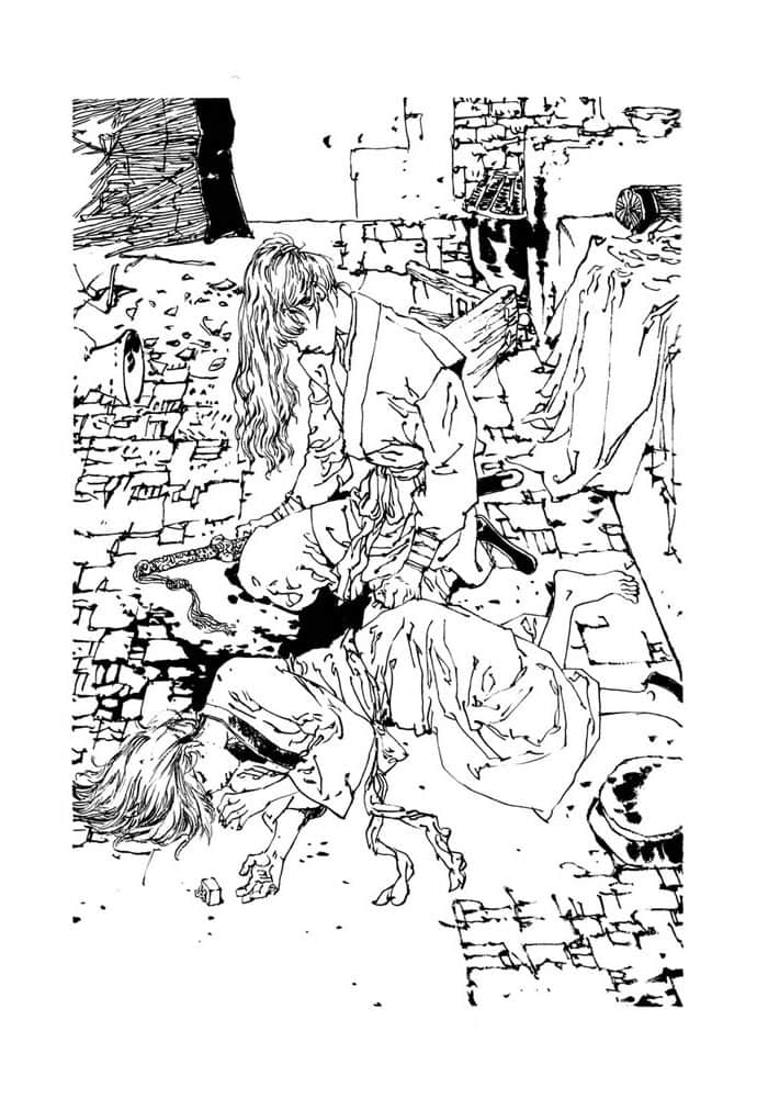 《十二國記》4 風之萬里·黎明之空〈下〉 插圖（6）