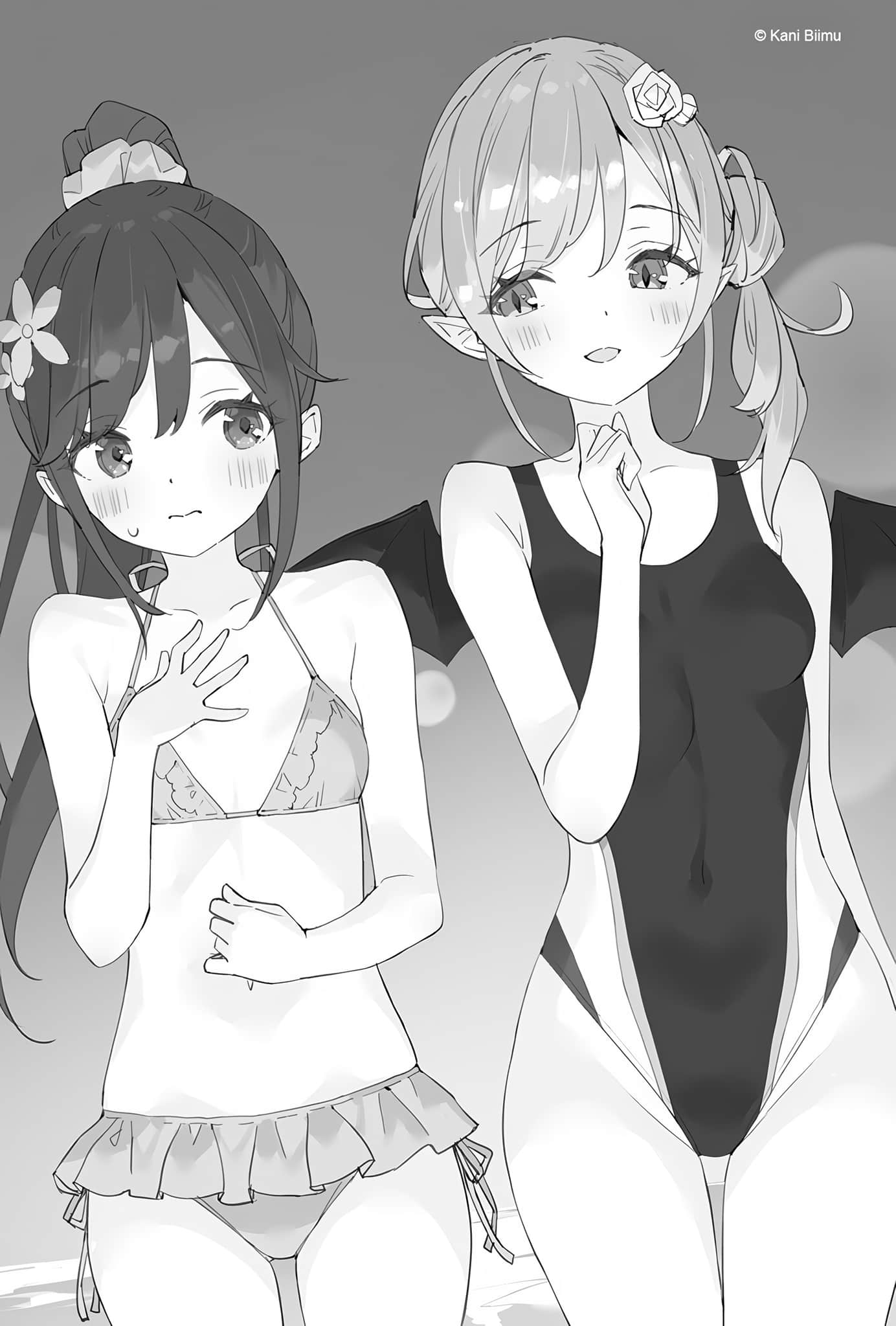 《每晚啾啾吸血后娇羞撒娇的吸血鬼公主》2 第六话 夜间游泳池插图（1）