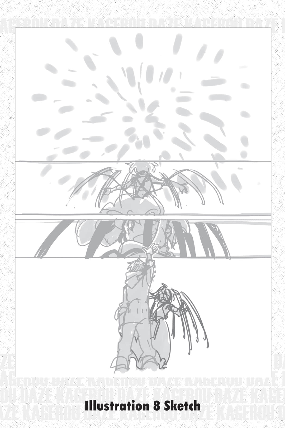《陽炎眩亂》8 summer time reload 插畫草稿集插圖（9）