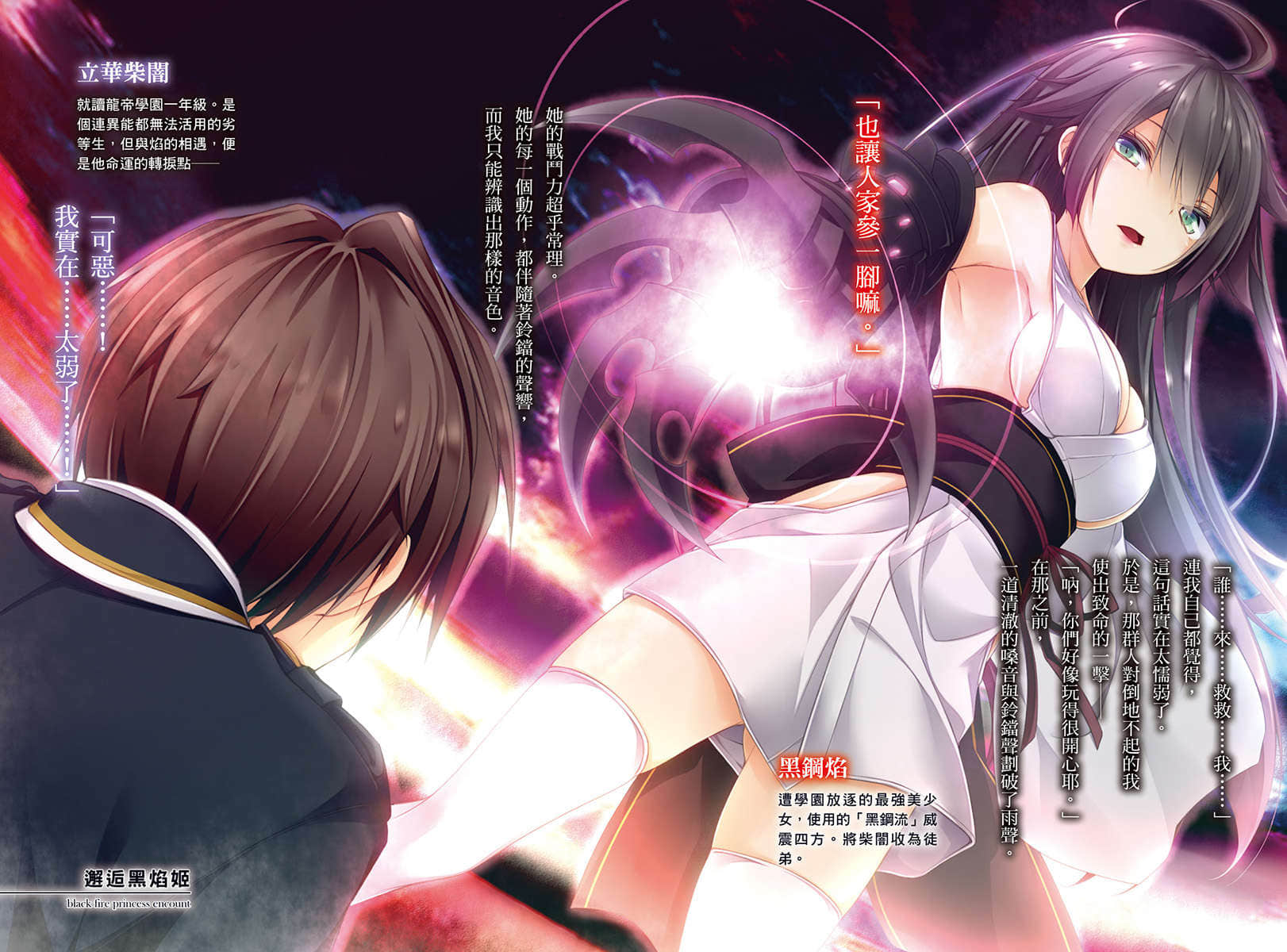 《魔术学园领域的拳王》1 黑焰姬密约 插图(3)