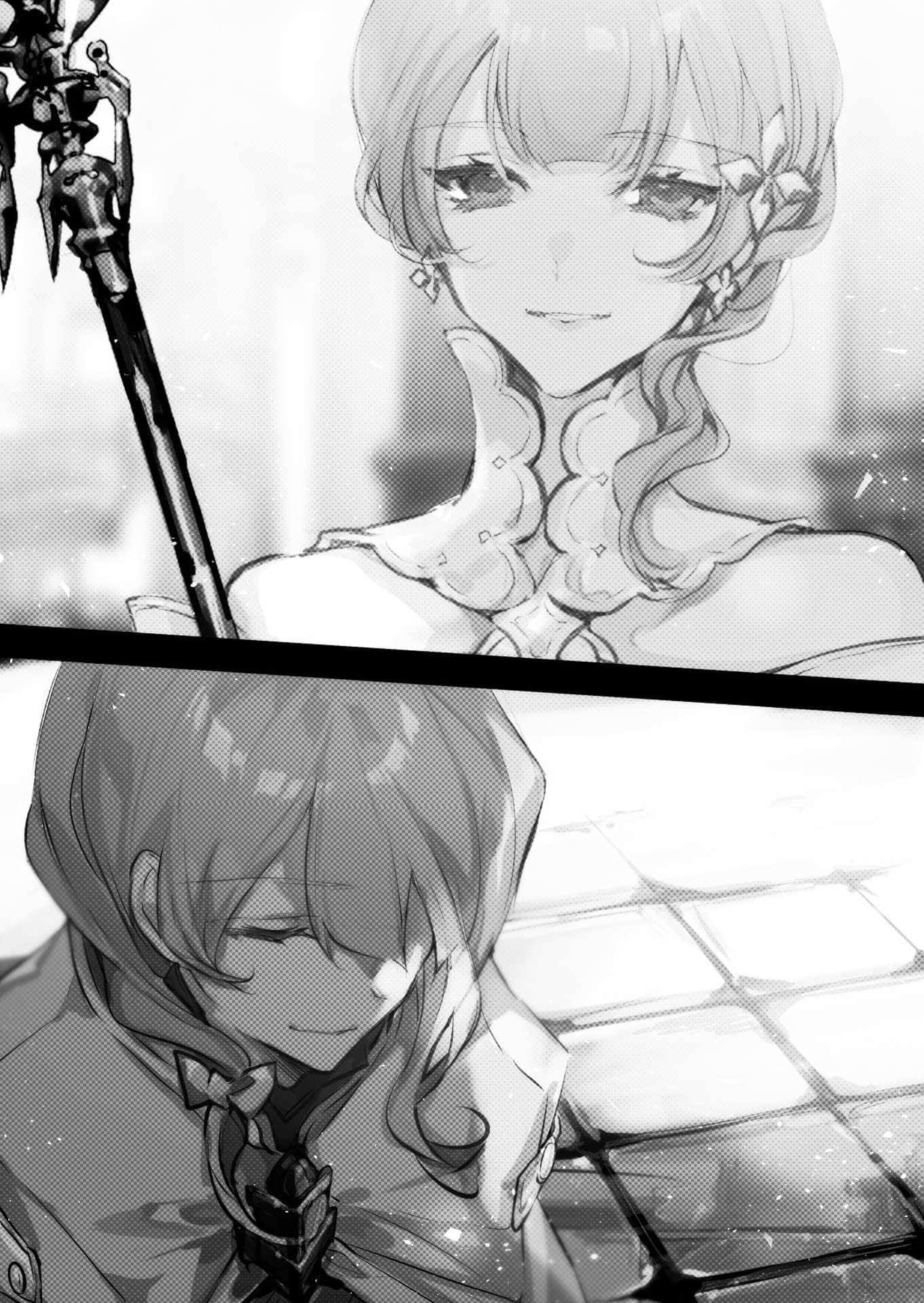 《被死神撫養的少女懷抱漆黑之劍》2 終章 聖天使插圖（1）