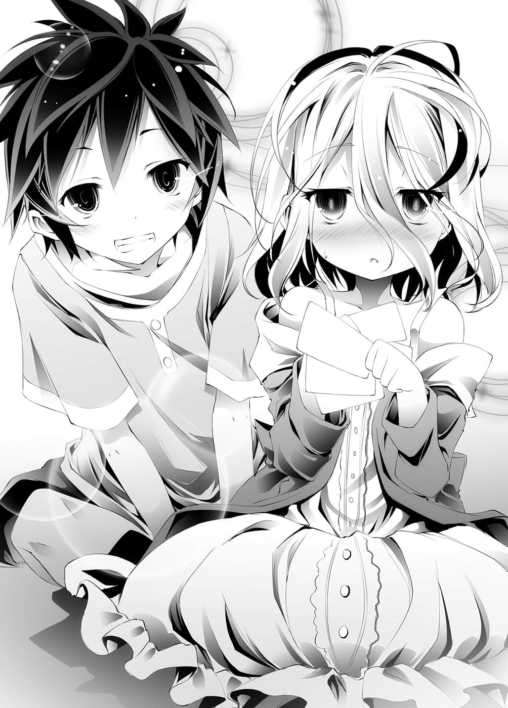 《遊戲人生 NO GAME NO LIFE》3 遊戲玩家兄妹的另一半似乎消失了……？ 讀取紀錄插圖（1）