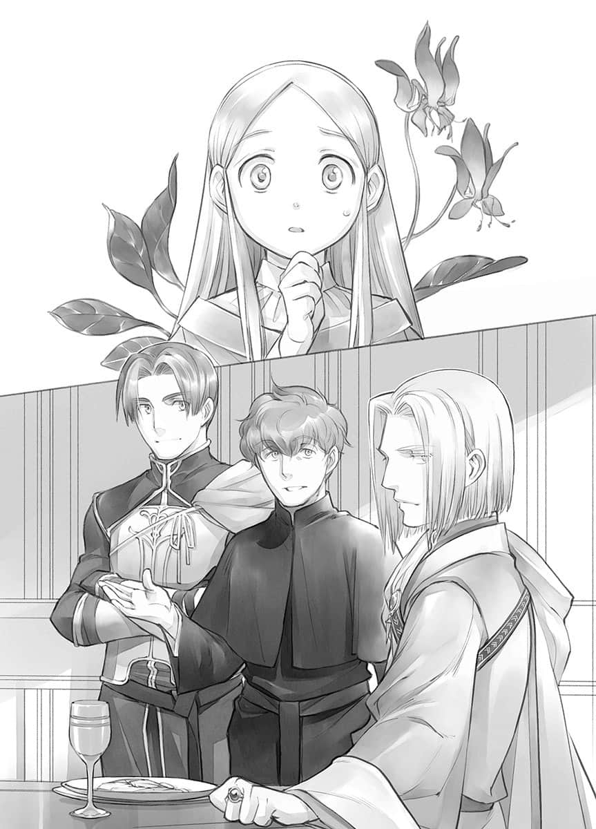 《小书痴的下克上 ～为了成为图书管理员不择手段～》短篇集Ⅱ 莱蒂希雅视角 首次参加的祈福仪式插图（2）