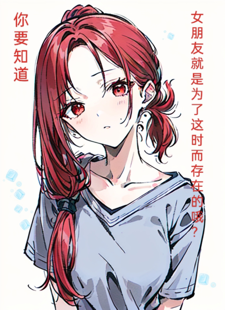 《橘色屋檐下的妹妹》上卷 西村 人設樣圖插圖（5）