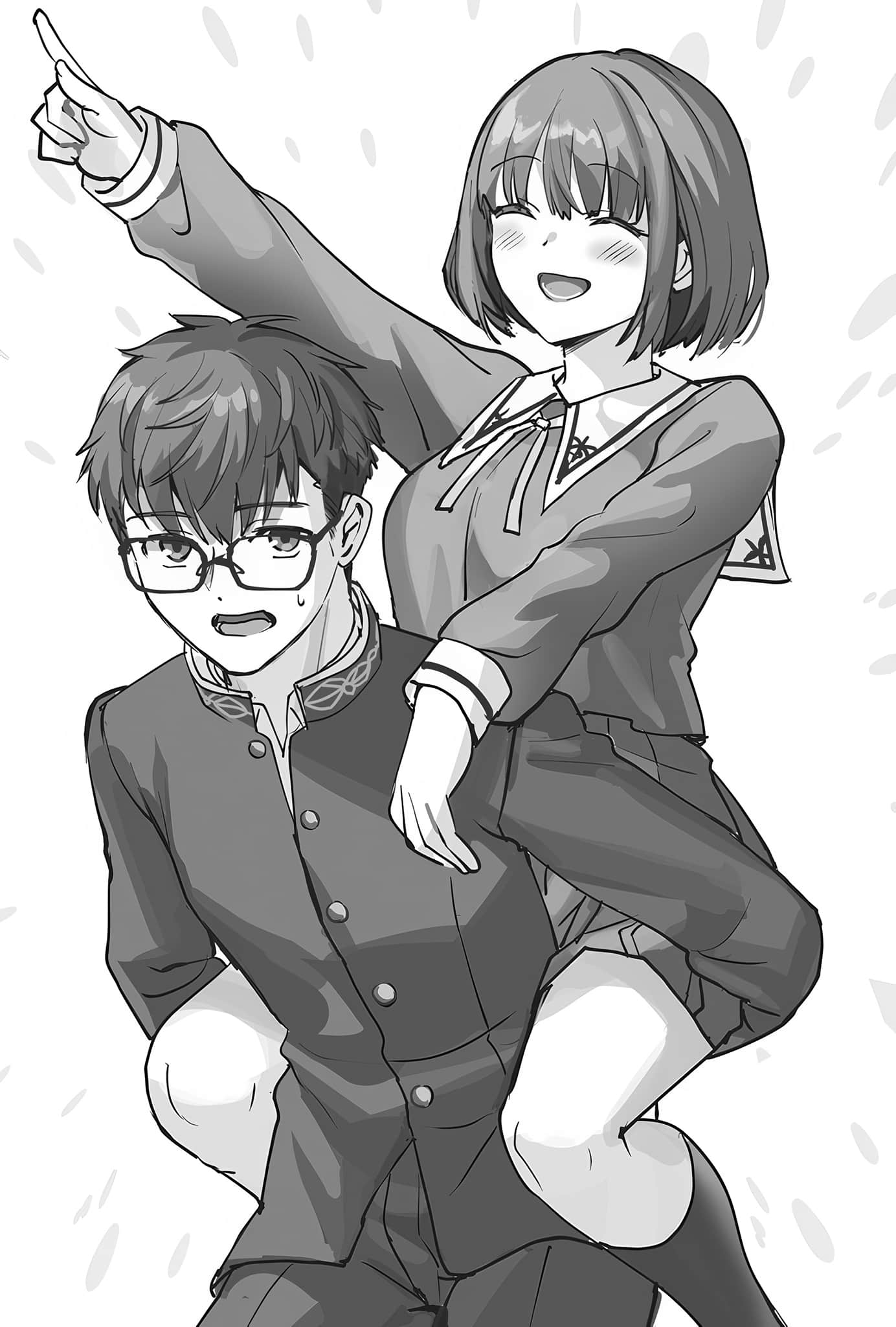同班的资优生是我的契约「妹妹」。她似乎想尽情撒娇。小说插图（13）